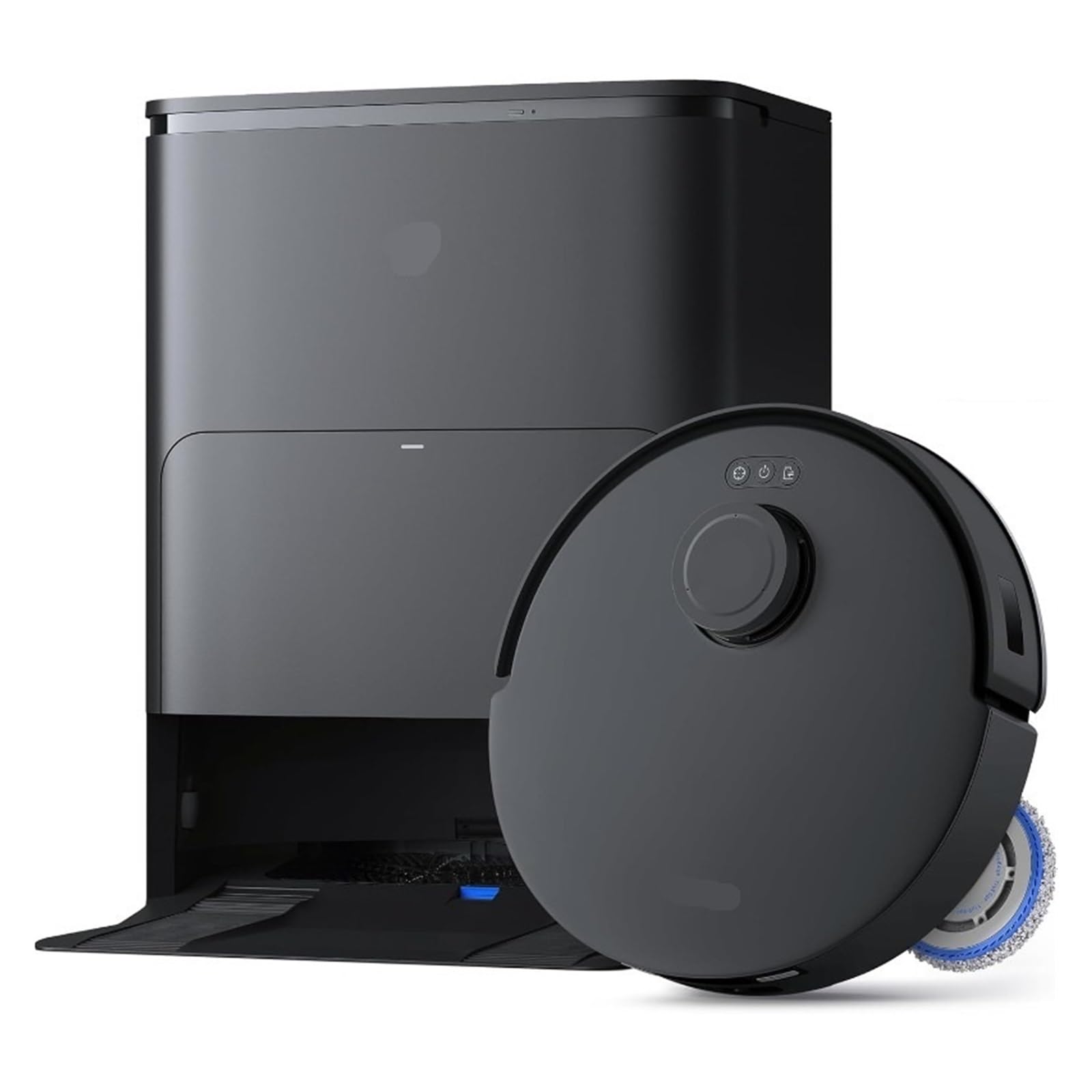 EWsdsfs T30S Robot Vacuum and Mop, 11000Pa, ZeroTangle Technology, TruEdge Adaptive Edge Mopping, Auto-Mop Lifting