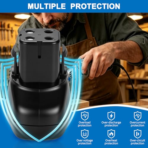 Gretbatt 2 Pack 7.2 Volt 4000mAh Battery Compatible with 7700-01 MultiPro Cordless Rotary Tool, 7700-01 7700-02 757-01