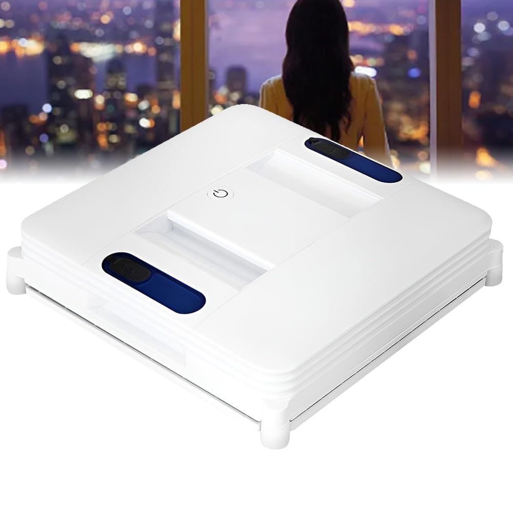 FHRKA Household Smart Window Cleaner Machine, Square Automatic Robot Window Cleaner, Cordless Window Vacuum Cleaner