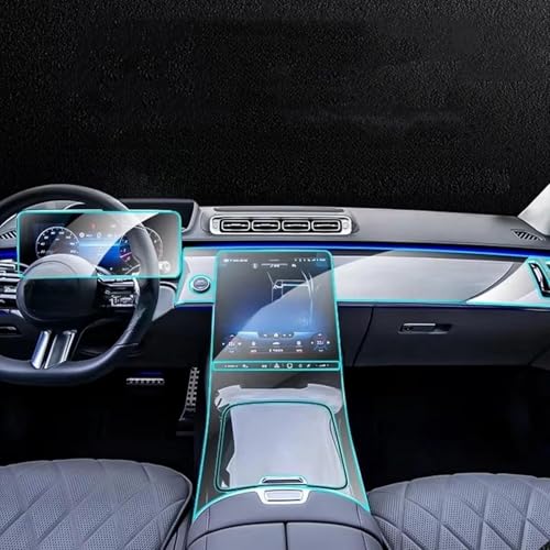 Film TPU console centrale Mercedes Classe S S400 S450 S500 2021-2023