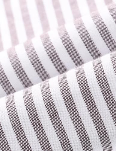 Image of U.S. Polo ASSN. Striped Regular Fit Shirt for Men - 100% Cotton, Breathable & Comfortable, Full Sleeves Casual Shirt for Men