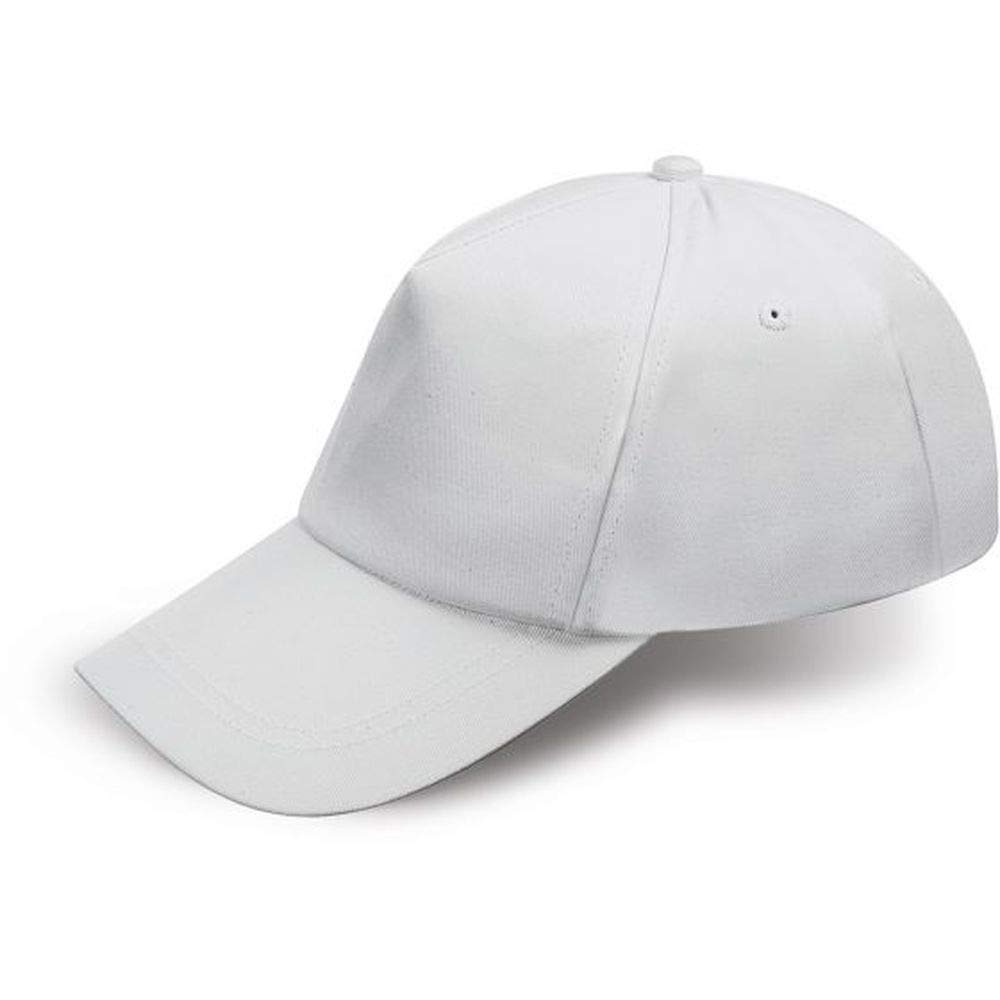SUPER OFFERTA 25 PZ Cappello BAMBINO con visiera in cotone BIANCO