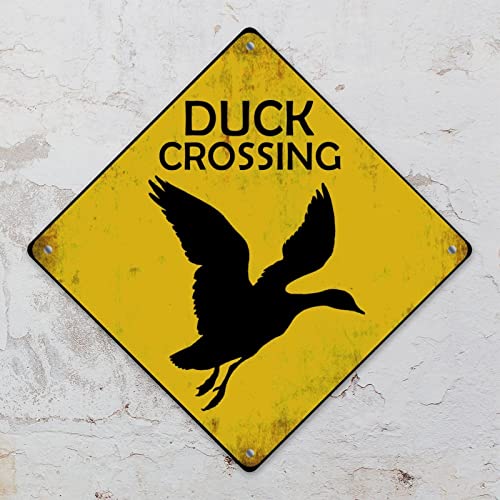 Panneau Duck Crossing métallique de qualité supérieure intérieur extérieur