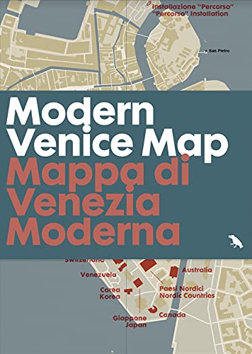 Modern Venice Map: Guide to 20th Century Architecture in Venice, Italy (Blue Crow Media Architecture Maps)