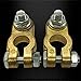 Ampper Brass Battery Terminal Connectors, Top Post Battery Terminals Clamp Set for Marine Car Boat RV Vehicles (1 Pair)