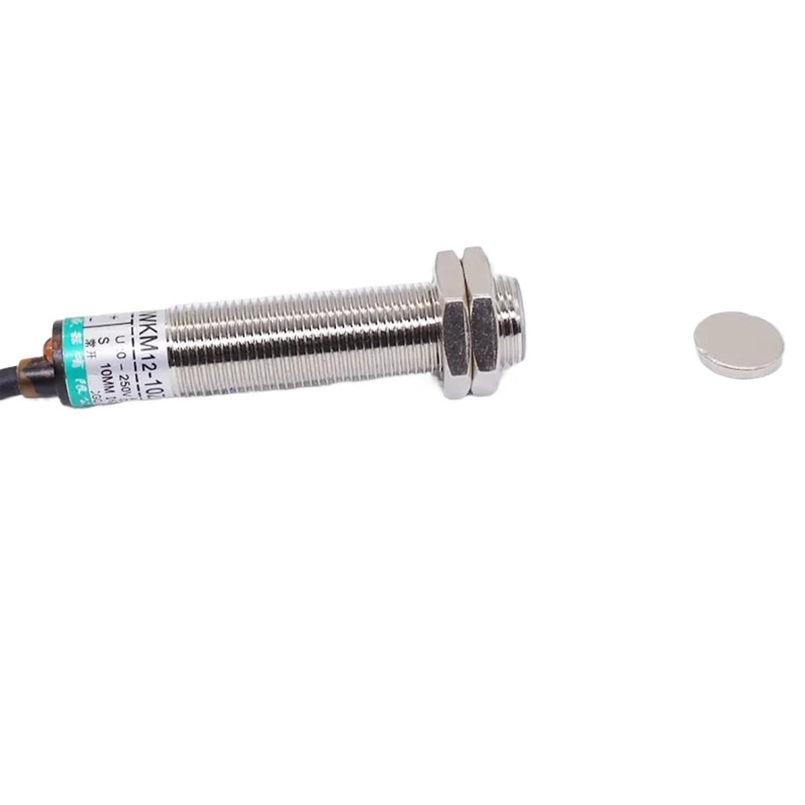 JWK:ZJWKM12-10ZJ/K Tube Magnetic Switch JWK:ZJWKM12-10ZJ/K Two Lines Normally Open 0-250V/ACDC 1Pcs