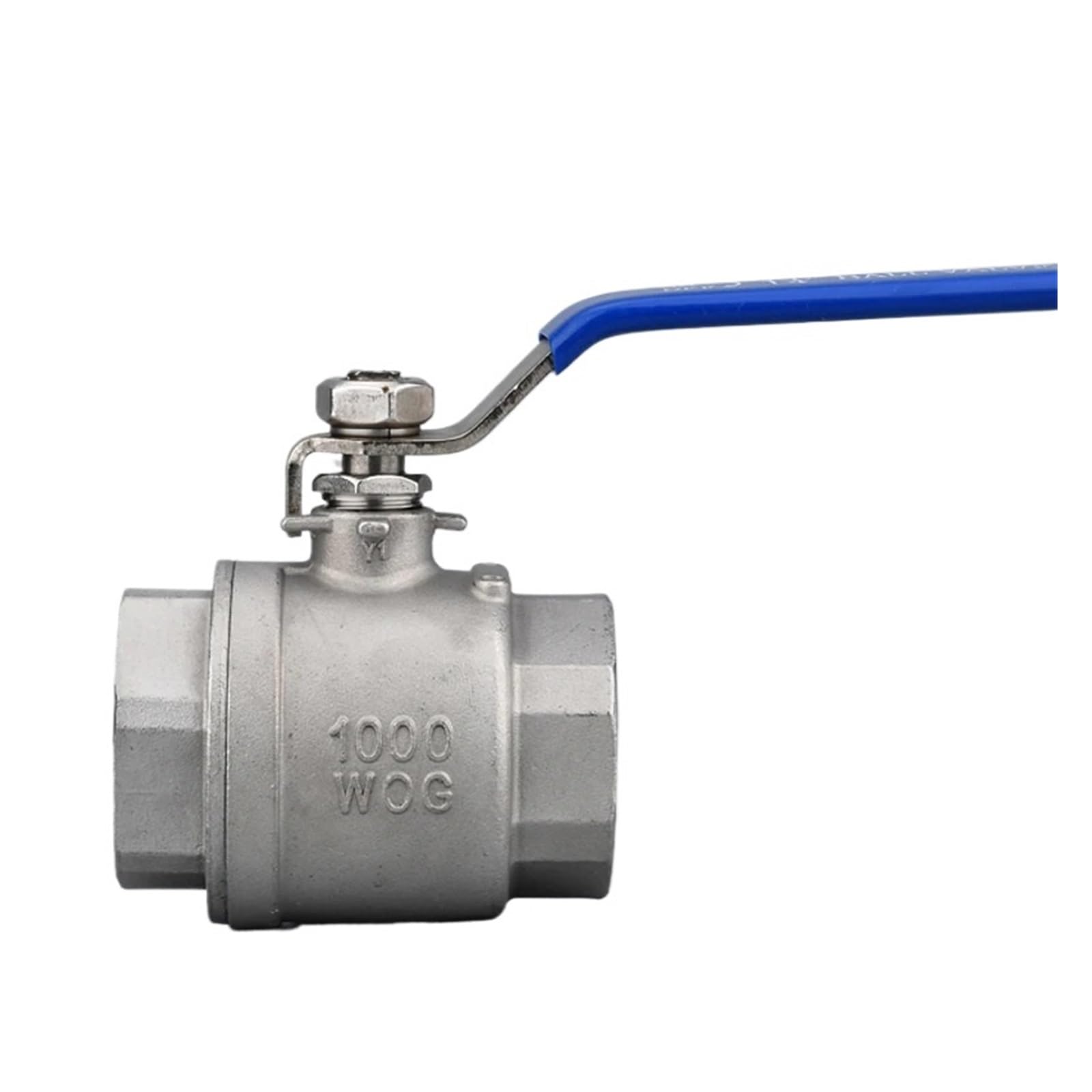 NPT 1/4" 3/8" 1/2" 3/4" 1" 1-1/4" 2" Femmina Acciaio Inossidabile SS304 Valvola a Sfera a Passaggio Completo con Maniglia in Vinile Valvole filettate(3/4")