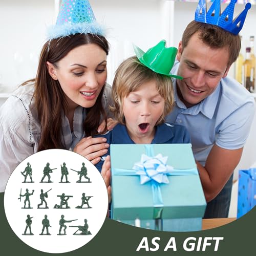 HDGSAFD 200 Stück Spielzeugsoldaten, Herrenspielzeug, Spielzeugsoldatenfiguren, Minisoldatenspielzeug, Soldatentiertrainingsspielzeug