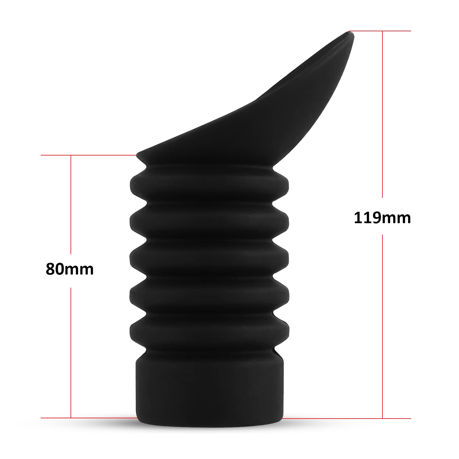 Coperchio dell'oculare Flessibile per Lente oculare da 36 mm-42 mm telescopio estensore di Gomma dell'ottica Coperchio Obliquo Cappuccio Protezione oculare, paraluce Anti-Impatto
