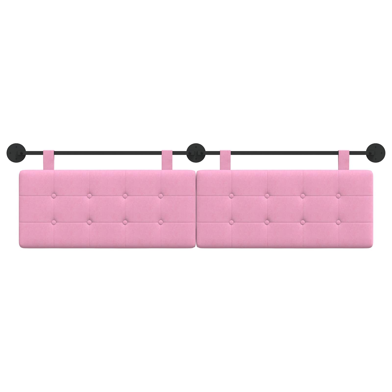 Cabecero colgante de tela con acolchado suave 170 x 55 x 5 cm, montaje en pared, juego con accesorios, cabecero de cama moderno para dormitorio y habitación de invitados