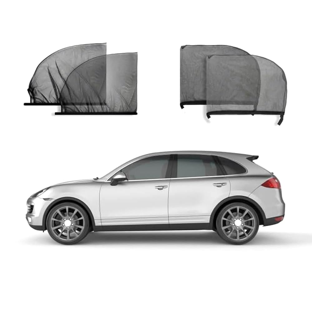Rideau soleil voiture Tesla Model X protégeant des rayons UV - 8