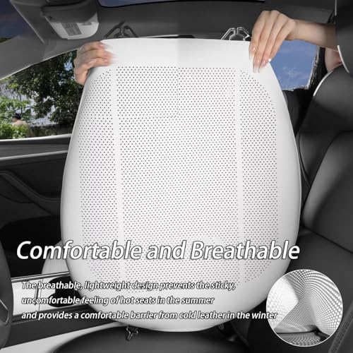 Funda de asiento delantero para Alfa Romeo Mito 2008-2018 en cuero protector 7