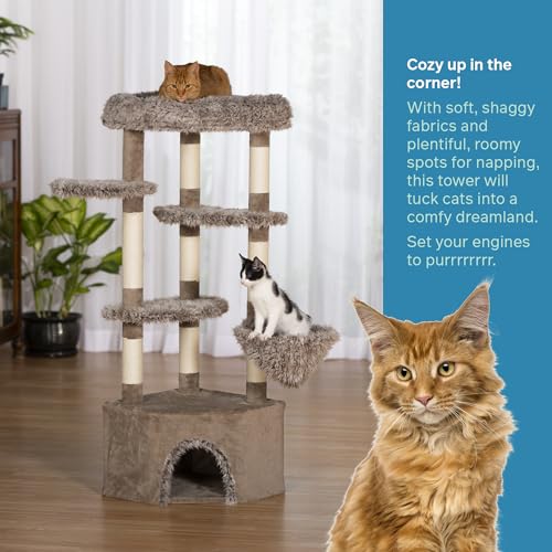 Torre para gatos Prevue Pet Products Great Dunes de múltiples niveles miniatura 2