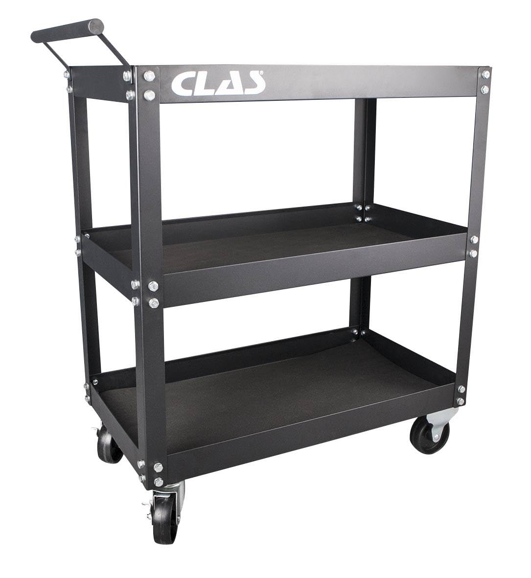 Clas EG0083 Carro de Servicio, Multicolor, 3 Bandejas