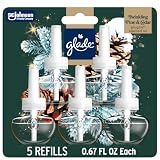 Glade PlugIns Scented Oil 5 Refills, Air Freshener, Twinkling Pine & Cedar, 3.35 fl...