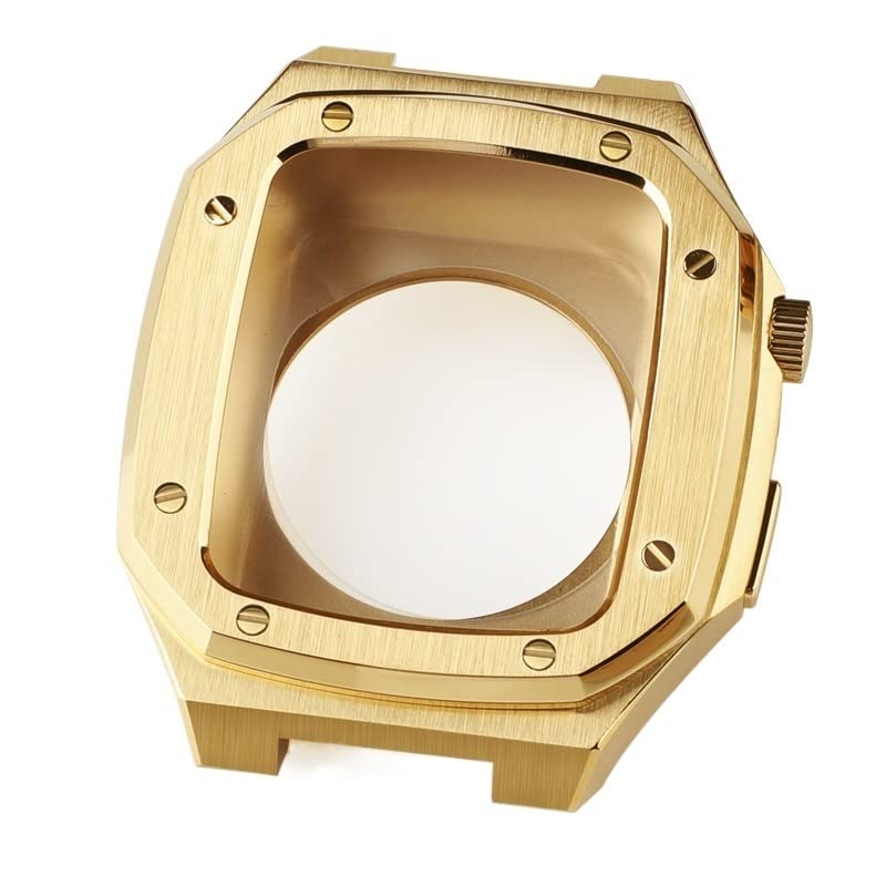 Correas de iWatch de acero inoxidable con cubierta protectora antigolpes