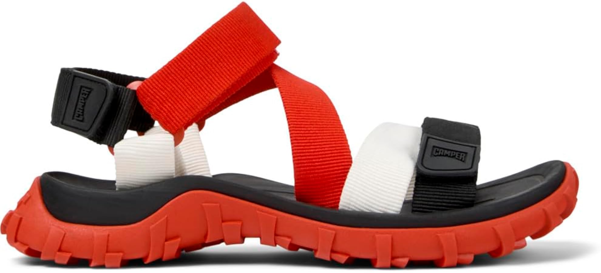 CAMPER ストラップサンダル 赤 40 25㎝ ⭐︎ CAMPER ストラップ