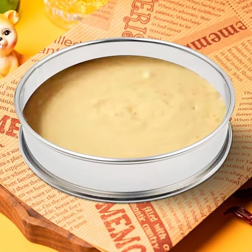 9-Piece Crumpet Rings Set, 6.6cm Non-Stick Cooking Rings, Stainless Steel Muffin & Tart Rings for Baking Pancakes and Desserts - Image 5