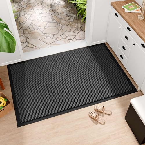 Futurwit Front Door Mat, 72" x 24" Heavy Duty Indoor Outdoor Doormat, Non-Slip Welcome Mats for Entryway, Rubber Backing Low Profile Commercial Door Mats by Futurwit - Used condition - Image 9