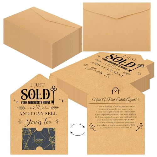MotiMind real estate I Just Sold greeting cards and envelopes