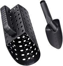 Metal Detecting Sand Scoop Shovel Kit with Spoon Practical Black PVC