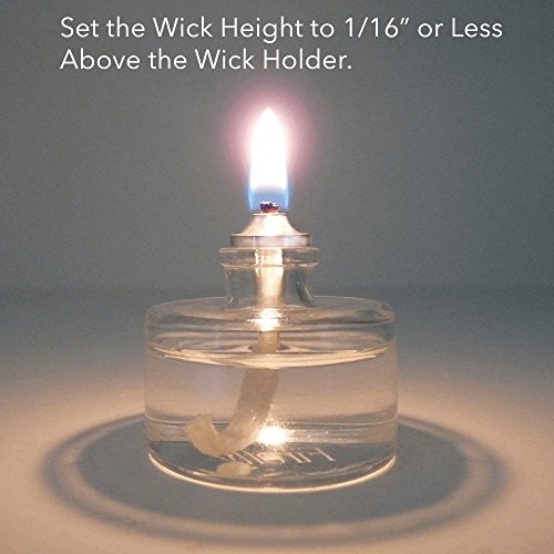 Firefly Refillable, Clear Glass Unscented Tealight Candles - 5 Pack - Bulk Long Burning Tea Lights Cotton Wick & Holder Included