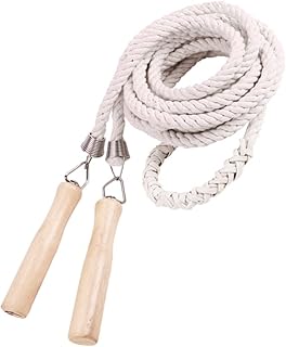Sosoport Skipping Rope Jumprope for Fitness Jump Ropes for Kids Indoor Jump Rope Jumping Rope Cable Group Jumping Rope Kids Rope Woven Skipping Rope Team Game Prop Team Skipping Rope