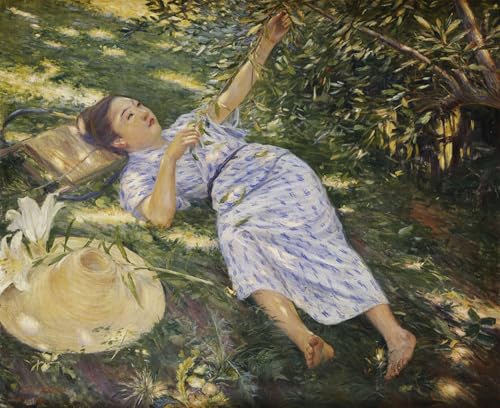 Pintura decorativa de Kuroda Seiki 60x90cm, dale vida a tu sala de estar