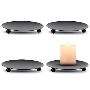 4 Pcs Gold Tone Candle Sign Vintage Iron Candle Holder Decoration Wedding Dinner Candle Prayer Incense Cones