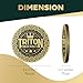 Triton Premium Dealer Button - Zinc Alloy Dealer Button for Poker Games with 2