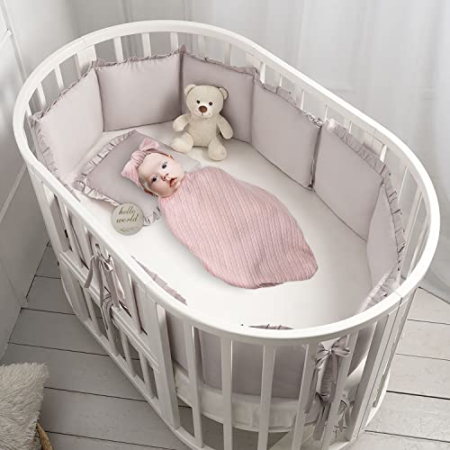 Baby Blankets,5Pcs Security Blanket For Babies - Swaddle Adjustable Wearable Blanket, 5Pcs Newborn Accessories Set With Hello World Wooden Birth Announcement Card, Baby Blankets For Girls (Pink) #TOP6