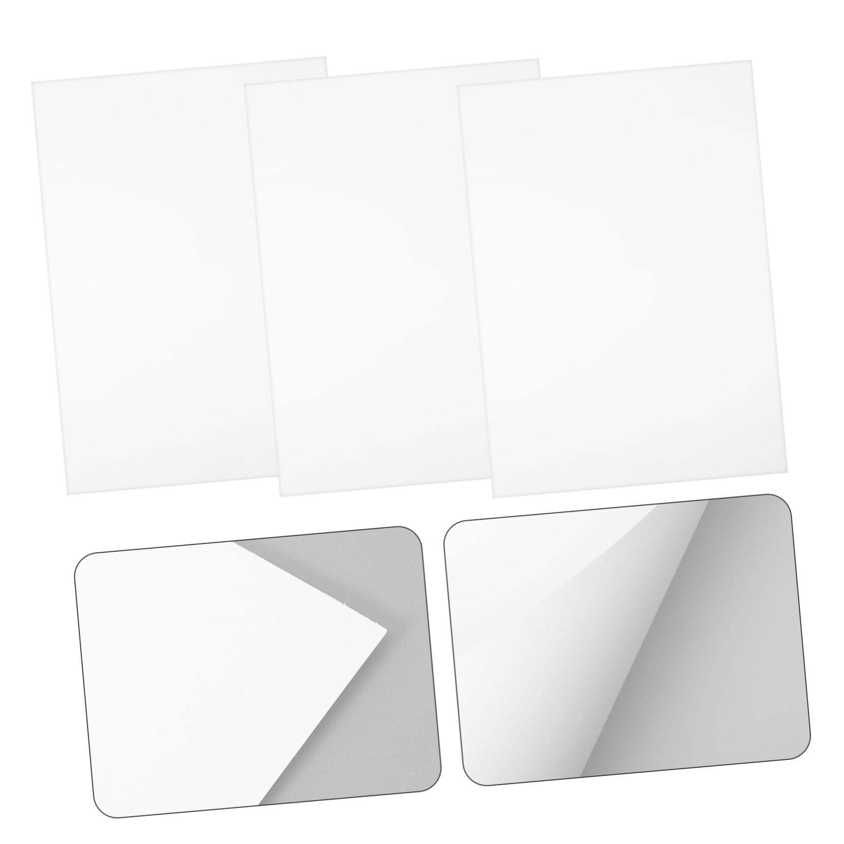 Carton Blanc A3 220g/m² pour Dessin, Lot de 50 Feuilles