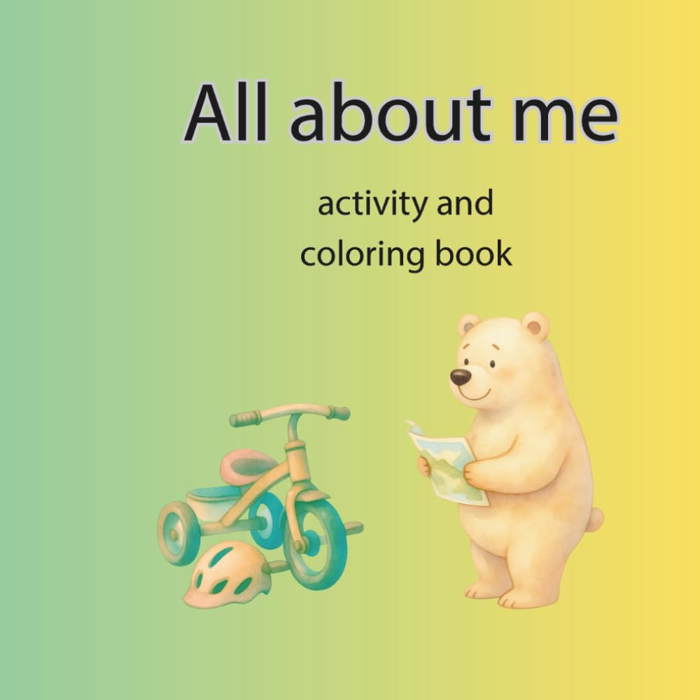 All about me activity and coloring book