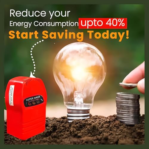 Image of Power Saver Electricity Home, Max Turbo Gold Power Saver Device, 15KW Electric Power Saver Device for Home, Energy Saver, Power Factor Correction Electricity Saver Device (1, Multi, Medium)