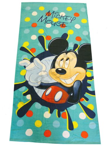 Preisvergleich Produktbild MICKEY-Handtuch, Badetuch / Strandtuch, 75 x 150 cm