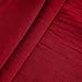 Plus Size Womens T-Shirts Casual V-Neck Button Up Short Sleeves Fashion Side Slit Solid Color Tops Loose Tee Shirts Red X-Large