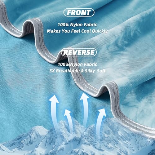 Image of inhand Cooling Blanket Twin Size (60 inchx80 inch), Cooling Blankets for Hot Sleepers, Absorbs Heat to Keep Adults Cool for Summer Nights Sweats, Thin Cold Lightweight Blanket for Couch Bed, All Season Use