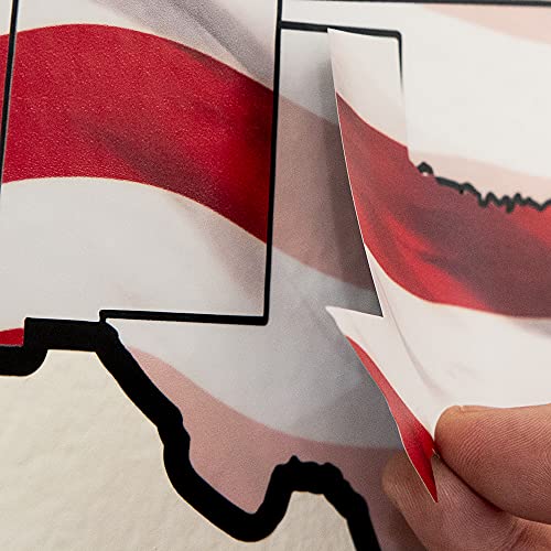 Travel State Sticker Map Rv Gifts - Road Trip Essentials For Adults, United States Map, Flag 19.25” X 12” Fun Rv Decals, Camper Gifts, Cool Camper Accessories, Visited States Map. #TOP5