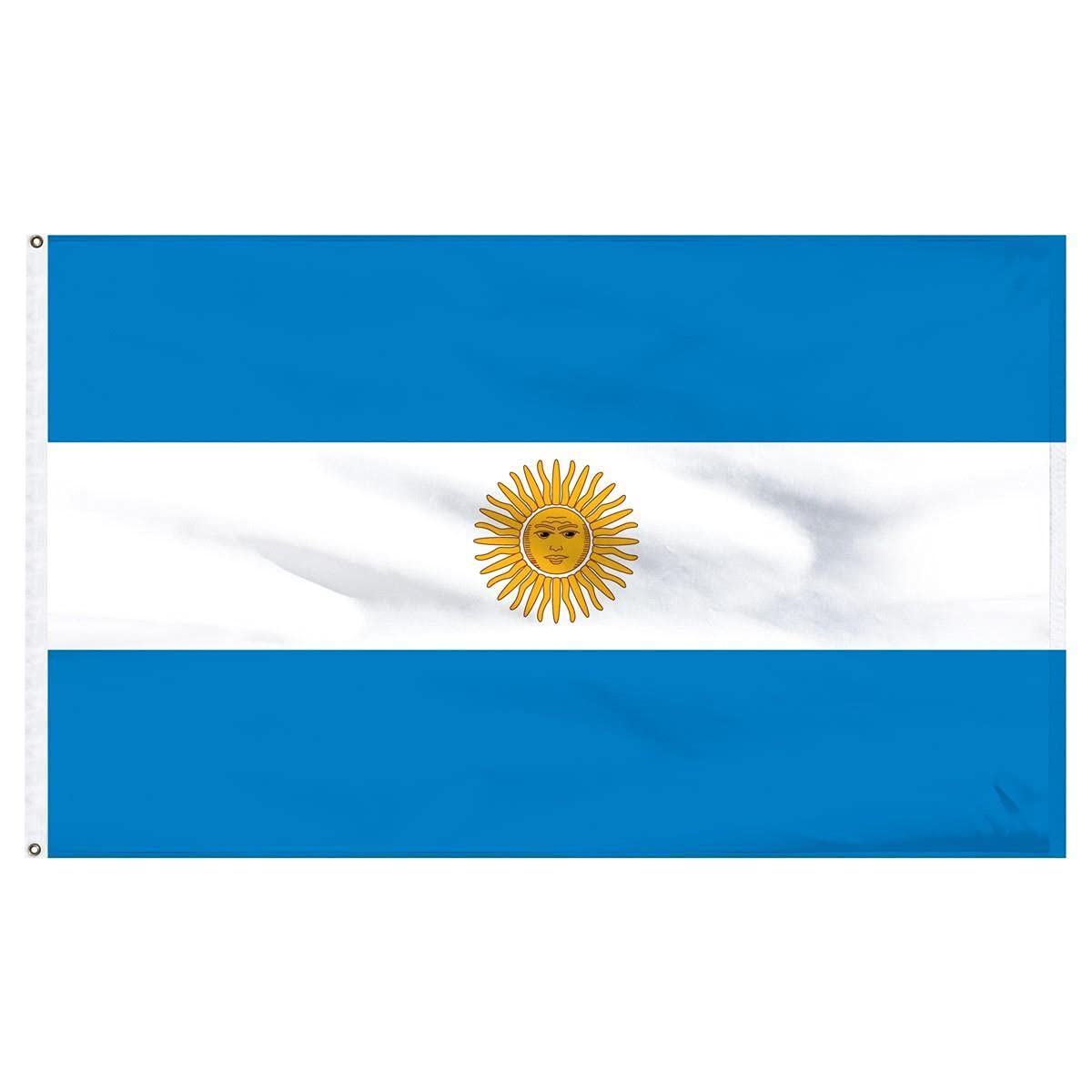 SHATCHI 5ft x 3ft Argentina National Flags Events Pub BBQ Royal Theme Decorations Rugby Sports Banner Support Table Cover, Polyester