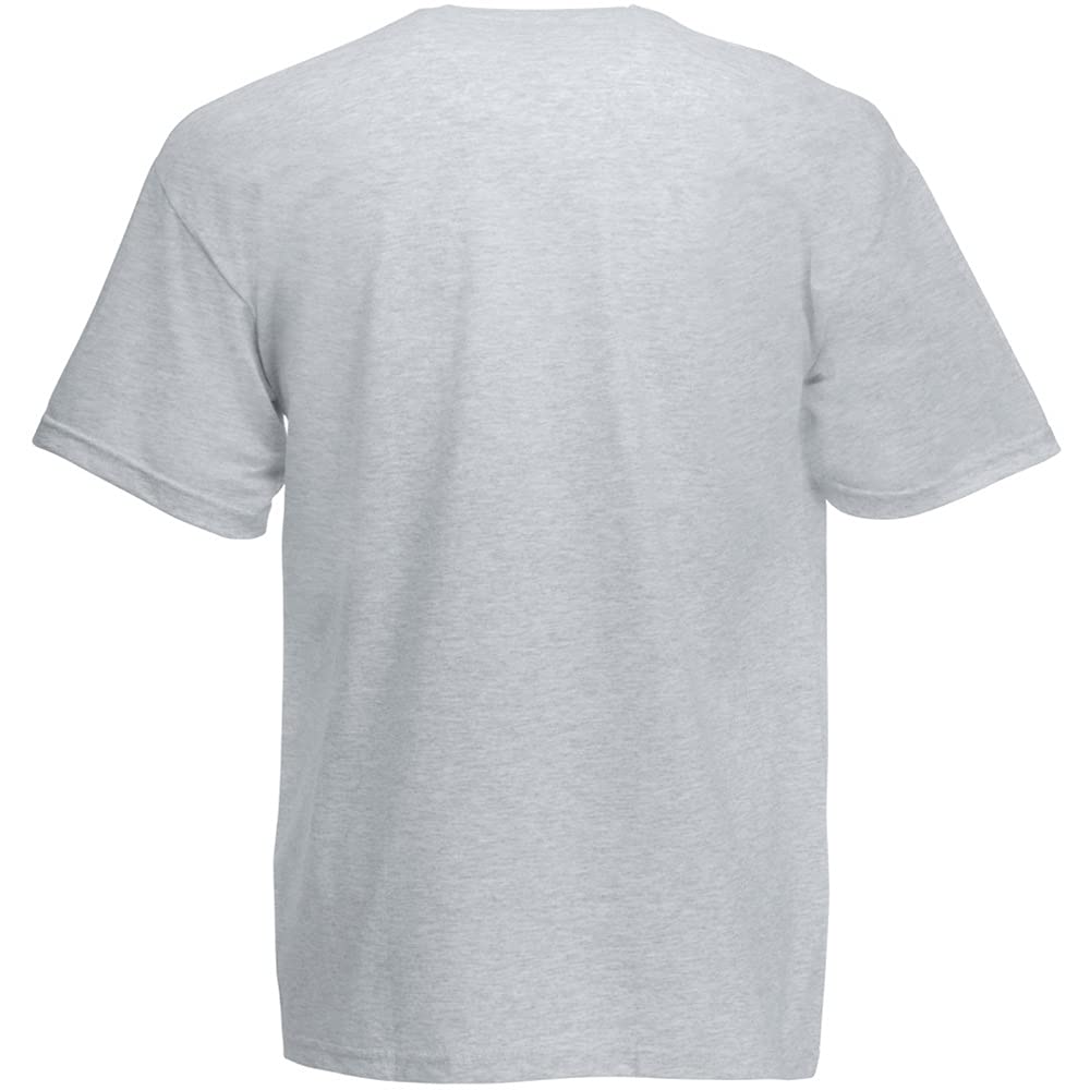 Fruit of the Loom Mens Screen Stars Original Full Cut Short Sleeve T-Shirt (2XL) (Heather Grey)