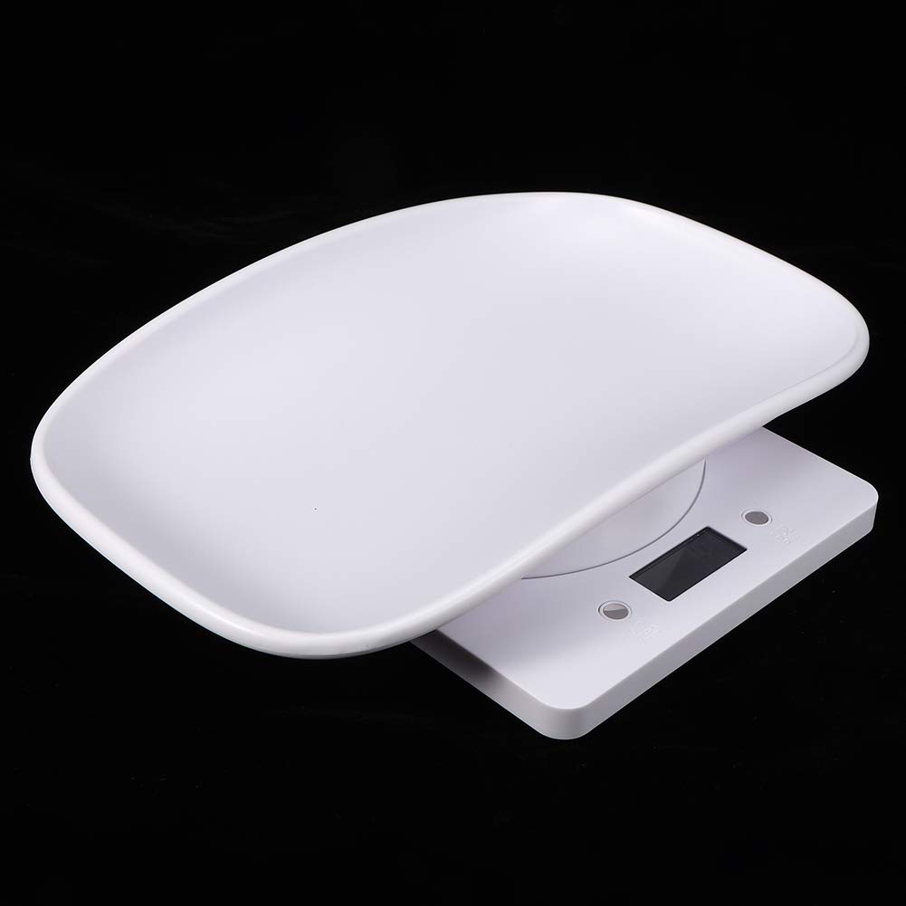 Báscula de Pesaje para Bebés, 10 Kg / 1 G Báscula de Peso Digital para Cachorros de Perros Y Gatos Pequeños para Gatos Perros Herramienta de Medición Báscula de Cocina Electrónica, Mini Báscula Electr