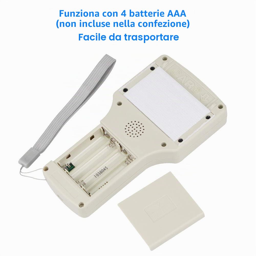 Copier Reader Writer Duplicatore NFC Card Reader 125KHz 13.56MHz 10 Frequenza RFID Smart Card Schermo a colori Decoder di schede crittografate con chiave scrivibile