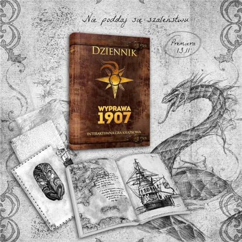 Dziennik Wyprawa 1907: Interaktywna gra książkowa