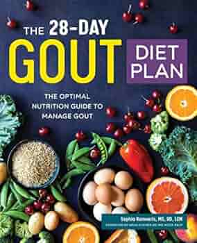 the 28 day gout diet plan the optimal nutrition guide to manage gout by kamveris sophia mukherjee arun amazon ae