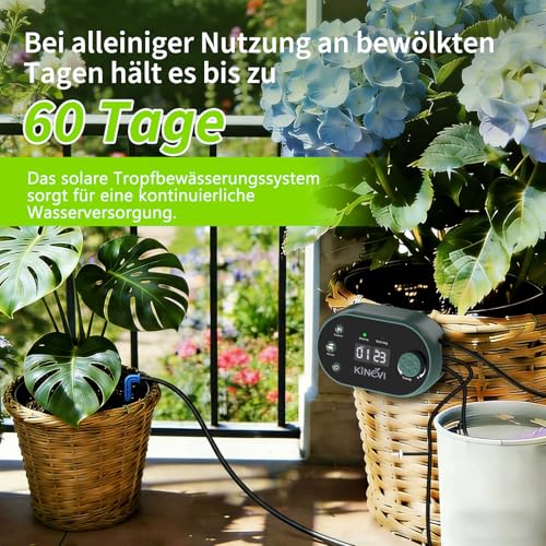 Royal Gardineer Autarke Bewässerung: Automatische Urlaubs-Bewässerungsanlage BWC-10 für 10 Zimmerpflanzen (Urlaubs Bewässerungssystem) 5 Royal Gardineer Autarke Bewässerung: Automatische Urlaubs-Bewässerungsanlage BWC-10 für 10 Zimmerpflanzen (Urlaubs Bewässerungssystem) – Bild 5