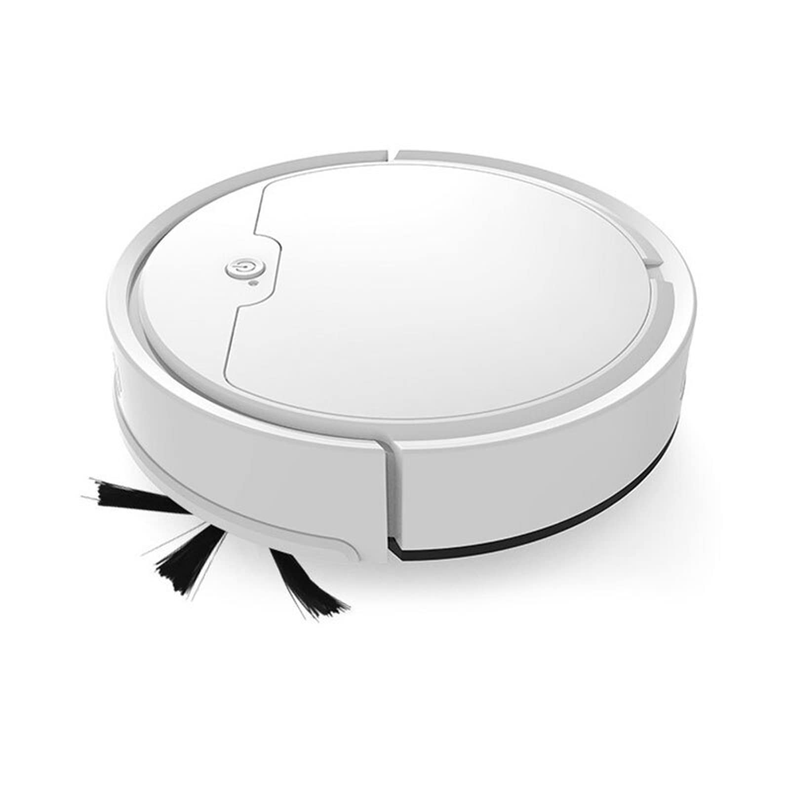 Robot aspirateur sans fil intelligent blanc pour le nettoyage automatise du sol