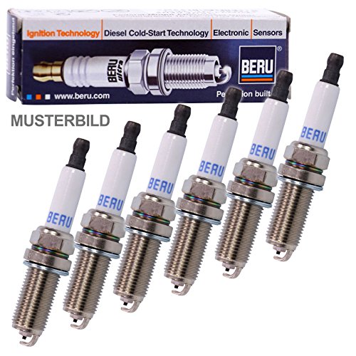 Bougie d'allumage BERU ULTRA Z176 d'origine pour moteur essence performant (Pack de 6 pièces)