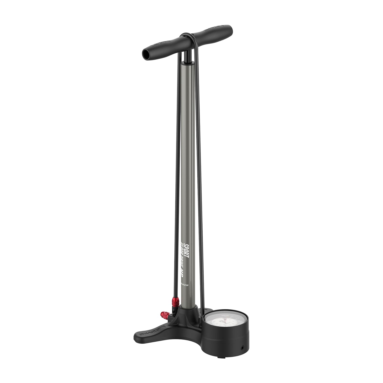 LEZYNE Sport Floor Drive - Manomètre 3"5 - Pompa a pedale Unisex adulto