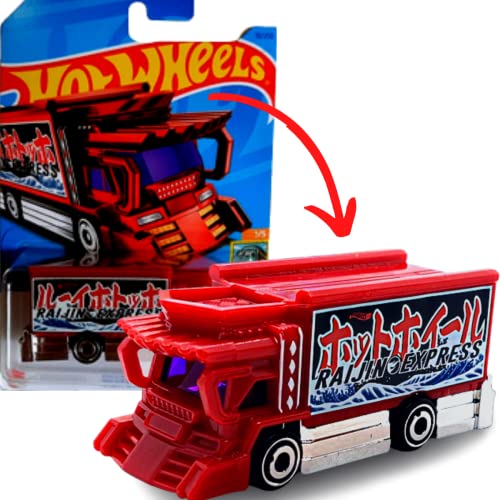Hot Wheels Raijin Express, HW Haulers 1/5 Treasure Hunts miniatura 1