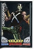  Marvel Hero Attax Serie 1 Folie Boden Karte # 30 gekreuzten Knochen